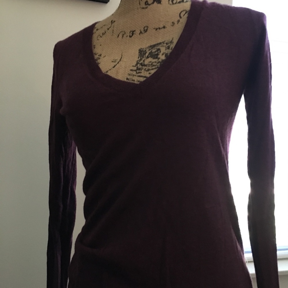 Purple Vneck sweater